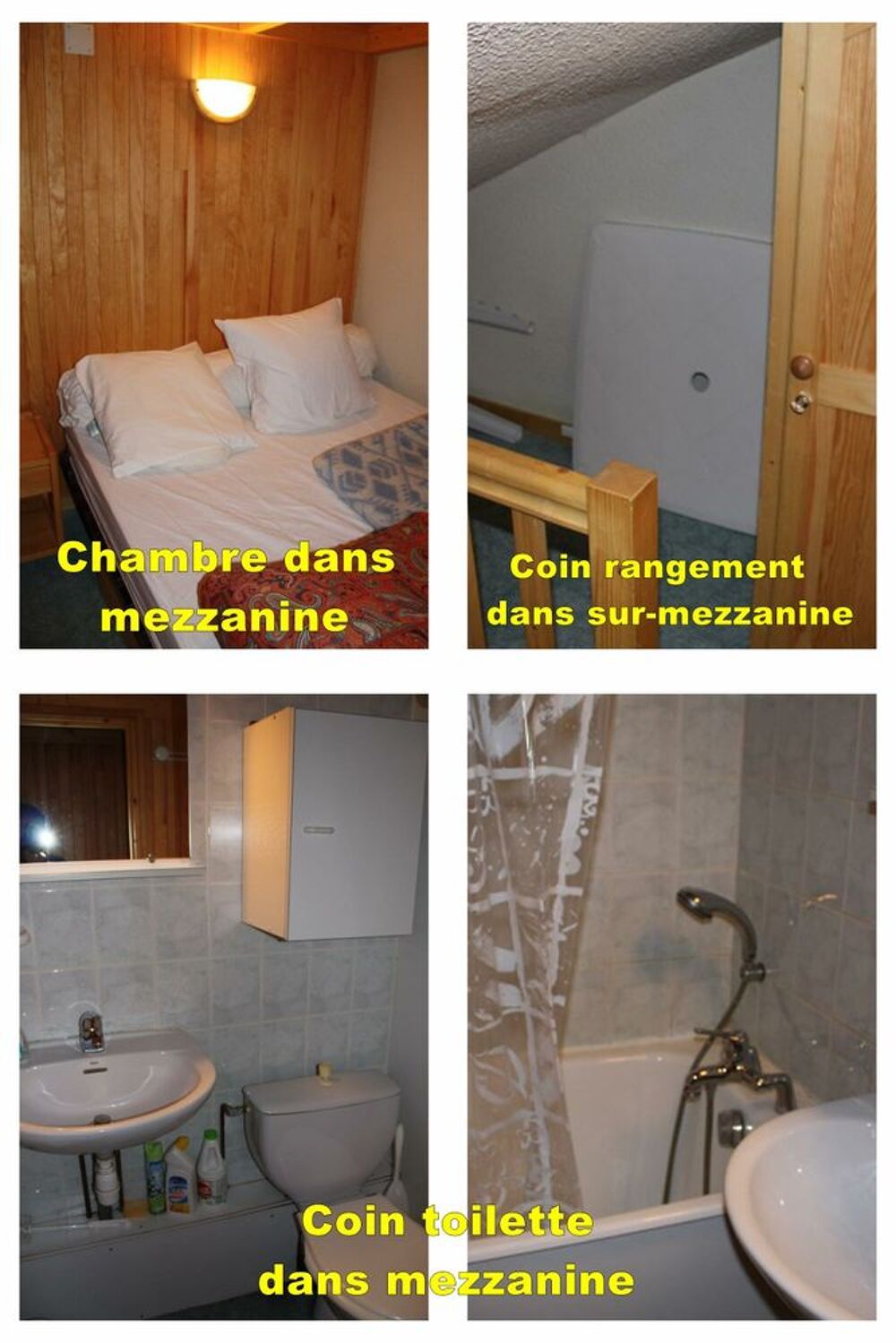   Vallandry-Les Arcs, 2 pices-mezzanine 4  8 pers. Pied pist Rhne-Alpes, Peisey-Nancroix (73210)