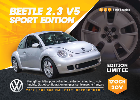 Volkswagen beetle Sport Edition 2.3 V5 170 ? éditio