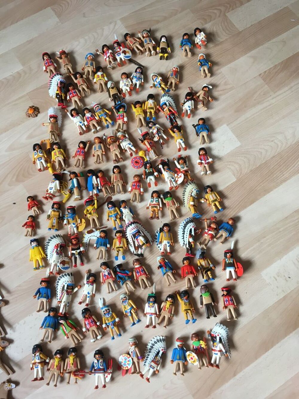 Playmobil indiens chevaux et personnages 