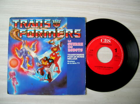 45 Tours THE TRANSFORMERS La guerre des robots 13 Nantes (44)