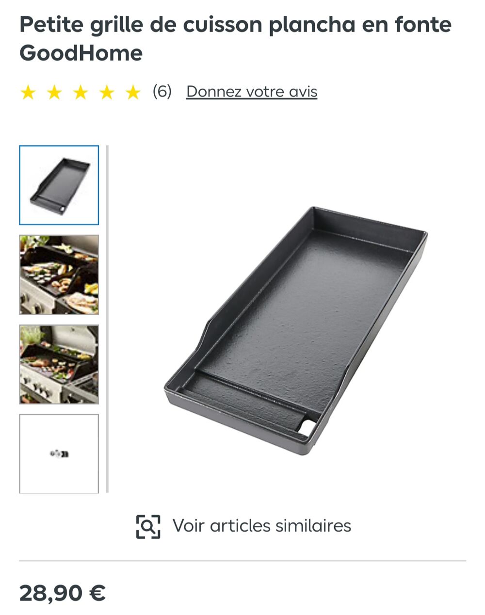 Barbecue gaz Goodhome Tippah 4.0 Jardin