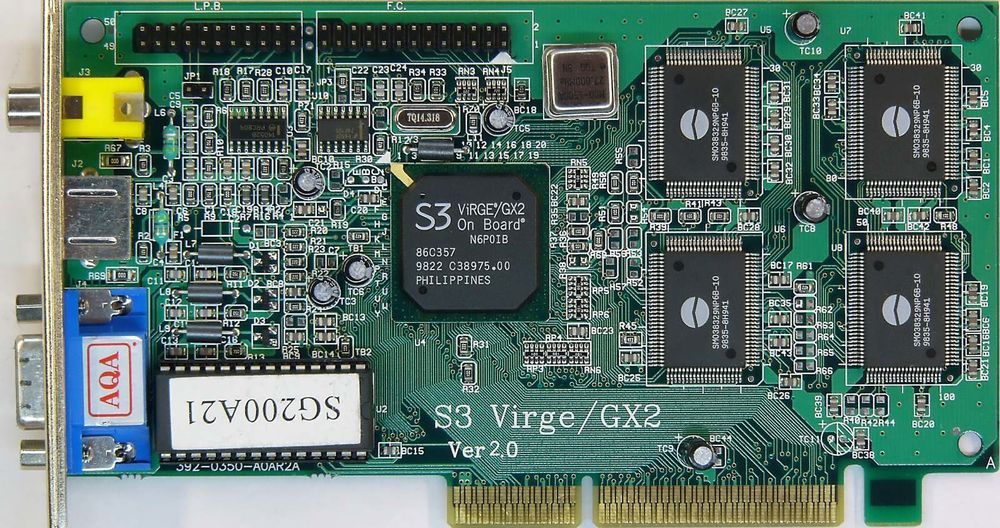 Carte graphique S3 Virge/GX2
Matériel informatique