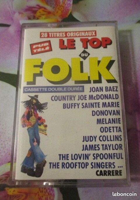 Cassette audio Le TOP du FOLK 3 Hrouville-Saint-Clair (14)