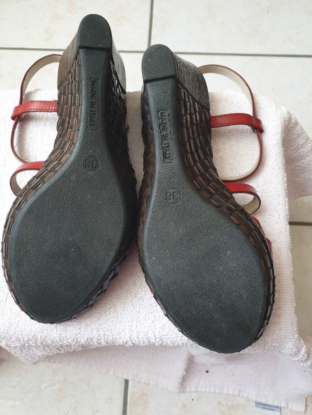 sandales d'&eacute;t&eacute; &agrave; talons femme Chaussures