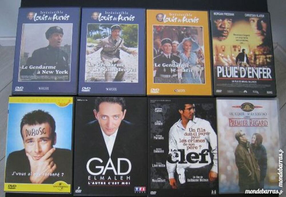 DVD (8  le lot) DVD et blu-ray
