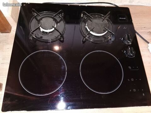 Plaque cuisson mixte gaz et induction Brandt 180 Feins (35)