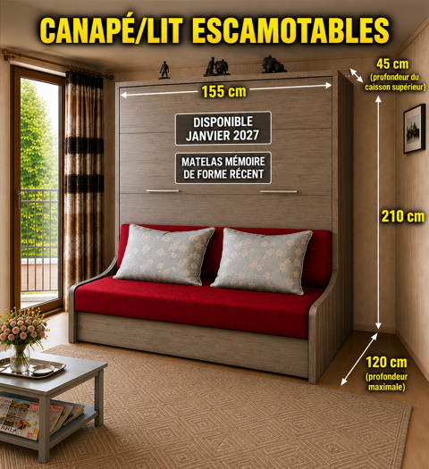 Canapé/lit escamotables Habère-Poche (74)