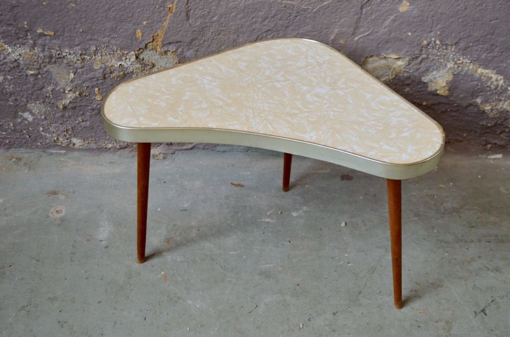 Petite table tripode porte plante vintage scandinave ancien Meubles