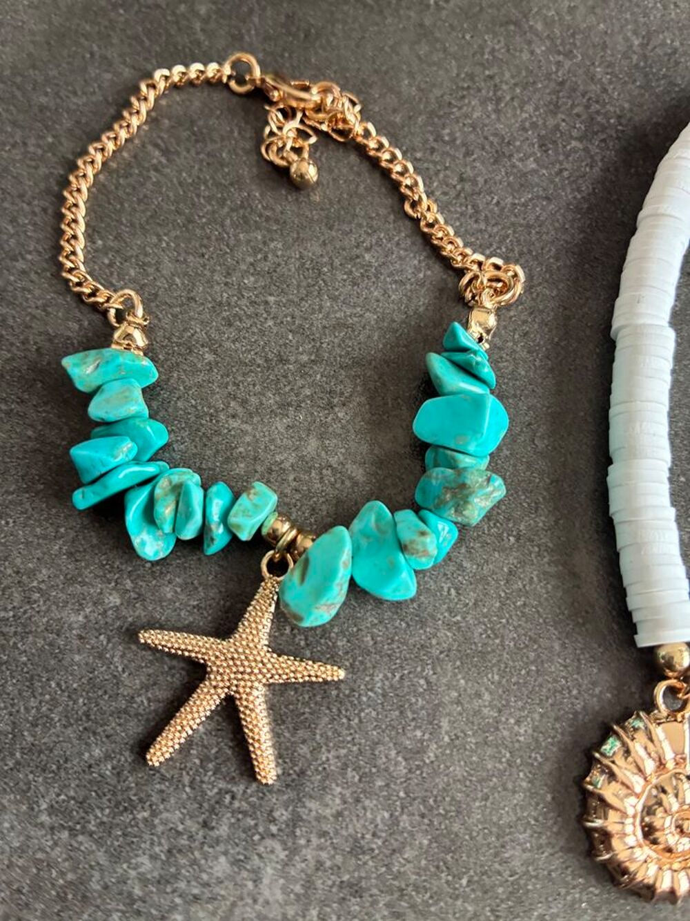 Lot de 3 bracelets de cheville d'&eacute;t&eacute; Style Boh&egrave;me Turquoise Bijoux et montres