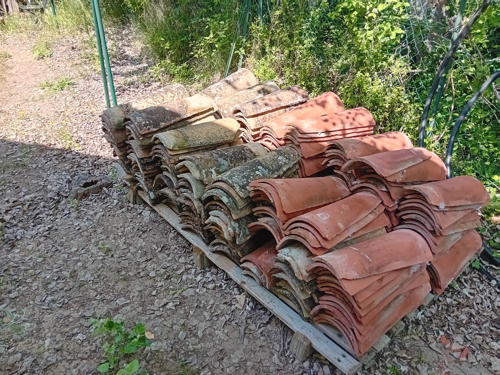 300 tuiles Canal anciennes Bricolage