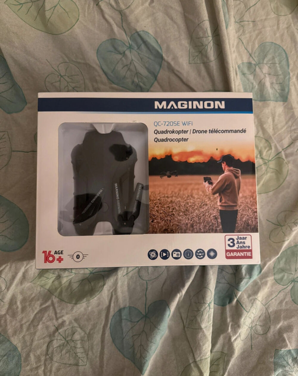 Drone t&eacute;l&eacute;command&eacute; Maginon QC-720SE WiFi Jeux / jouets