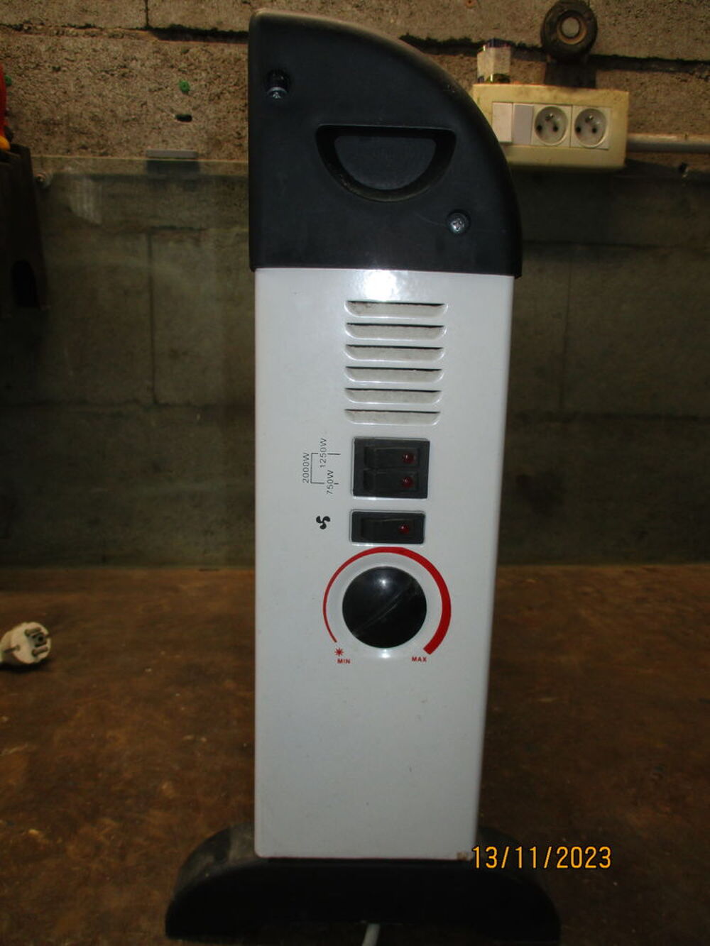 CONVECTEUR TURBO AIR VENTILE Electroménager