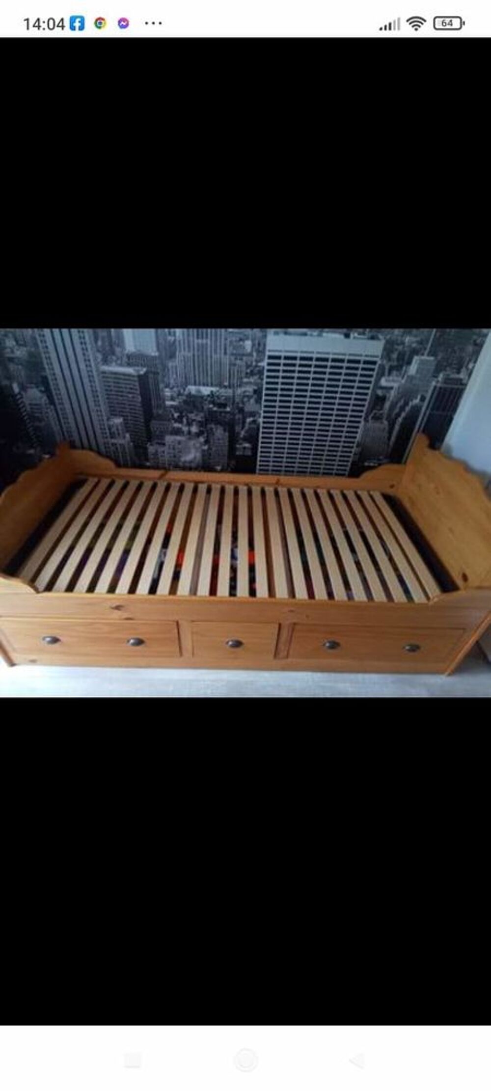 Lit enfant avec sommier et matelas plus commode Meubles