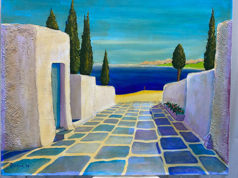 Huile sur Toile sign�e - Tableau - Peinture - Authentique 50 Mandelieu-la-Napoule (06)