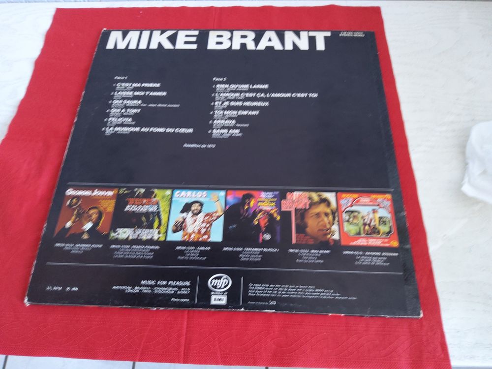 33 TOURS Mike BRANT CD et vinyles