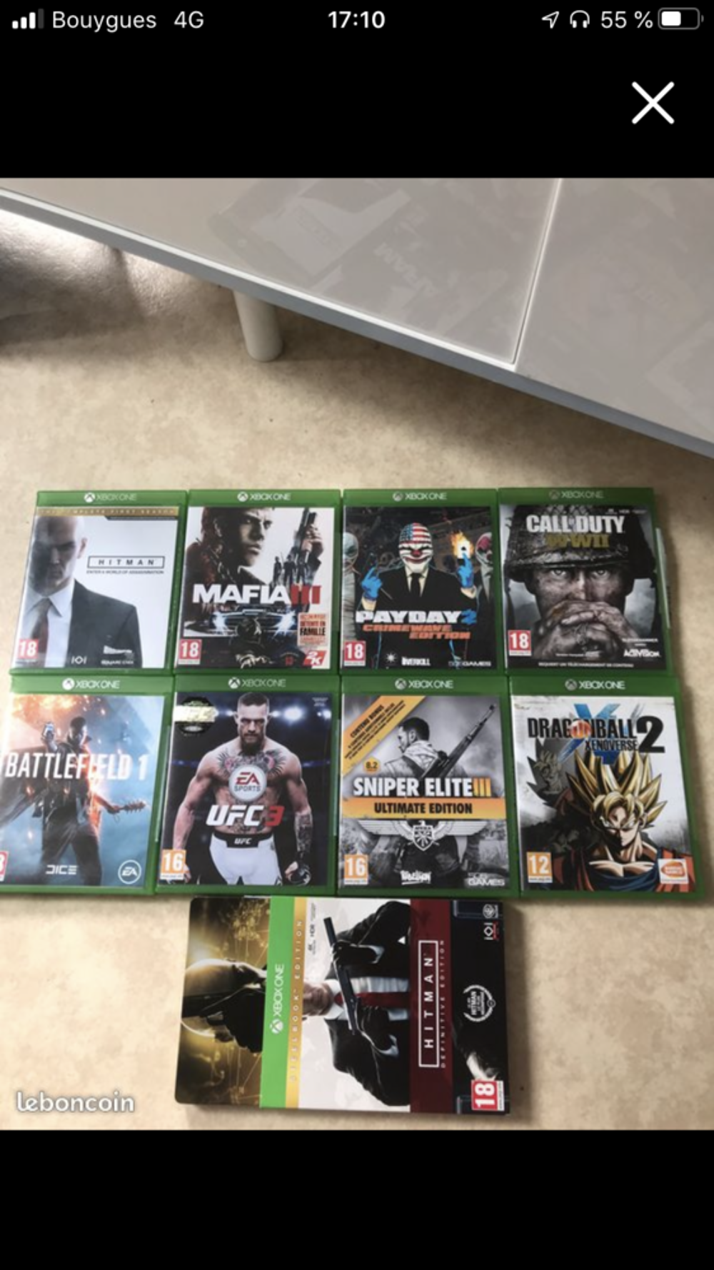 Xbox One 1 To + Lots de jeux + 1 manette Consoles et jeux vidéos