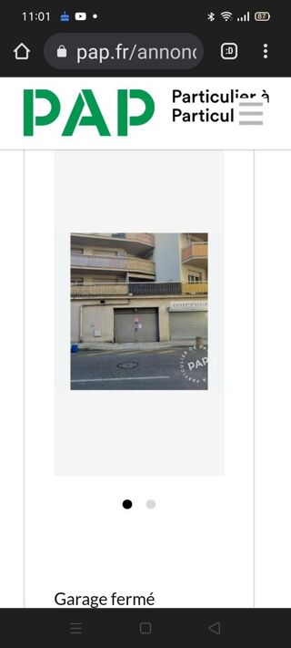  Parking / Garage � vendre 13 m�