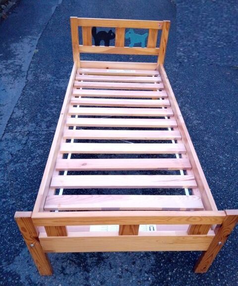 Lit enfant Ikea Kritter 70 x 160 cm Beauchamp (95)