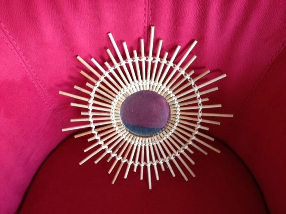 MIROIR ROTIN Décoration