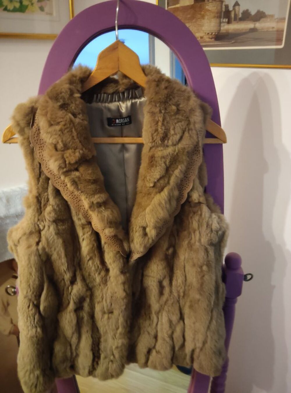 Gilet fourrure synth&eacute;tique V�tements