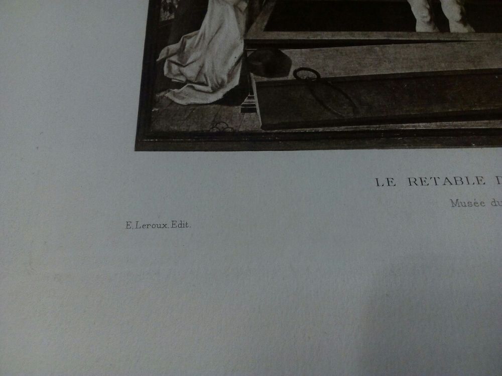 h&eacute;liogravure dujardin XIII .1906 
