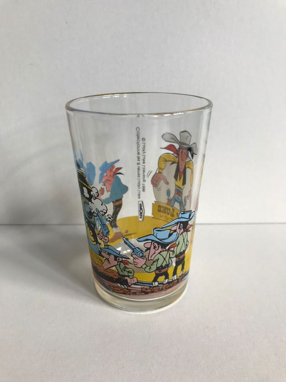 Ancien verre Lucky Luke, Amora Cuisine