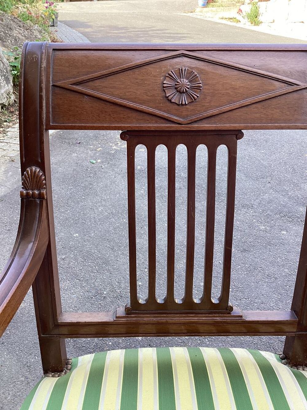 Fauteuil acajou style Directoire Meubles