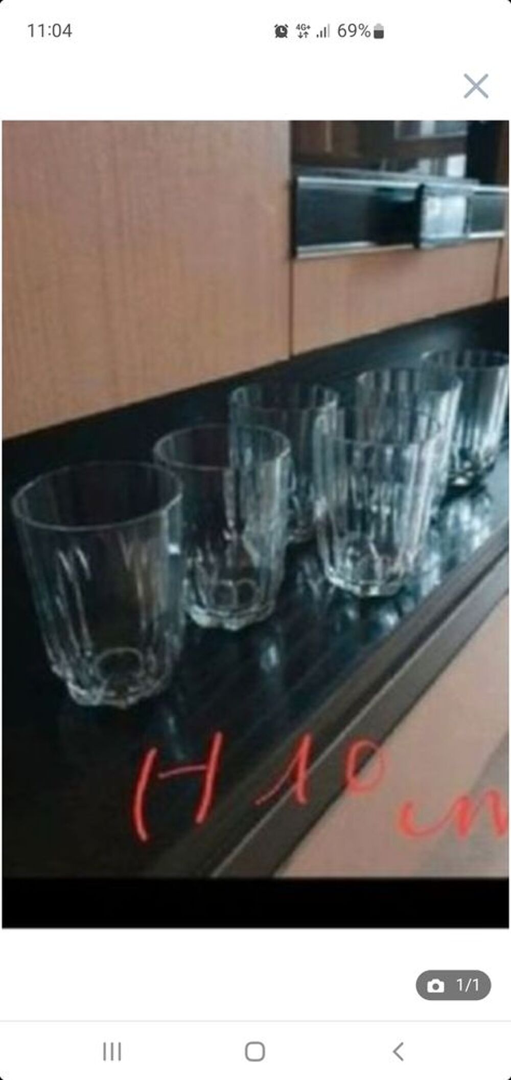 lot 6 verres . Cuisine