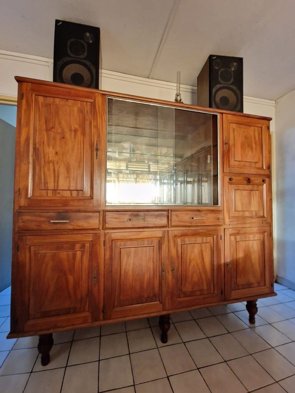 Buffet vaisselier en mahogany Meubles