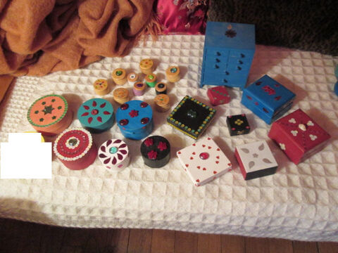 Objets en bois d�cor�s main 1 Herblay (95)