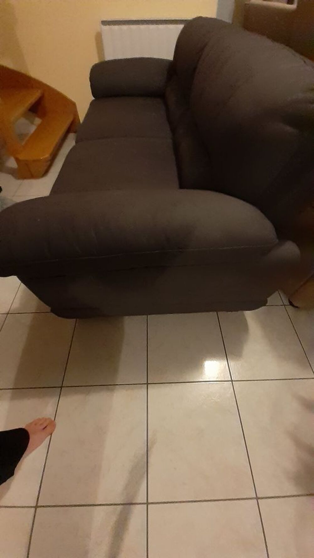 vendre canap&eacute; gris anthracite Meubles
