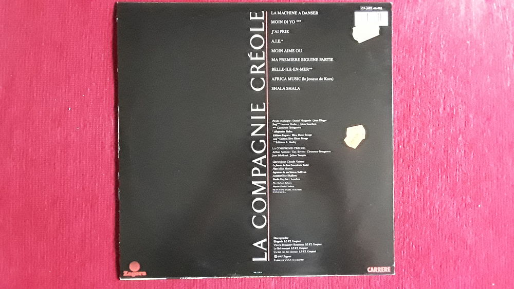 Disque vinyle 33 tour La compagnie Cr&eacute;ole CD et vinyles