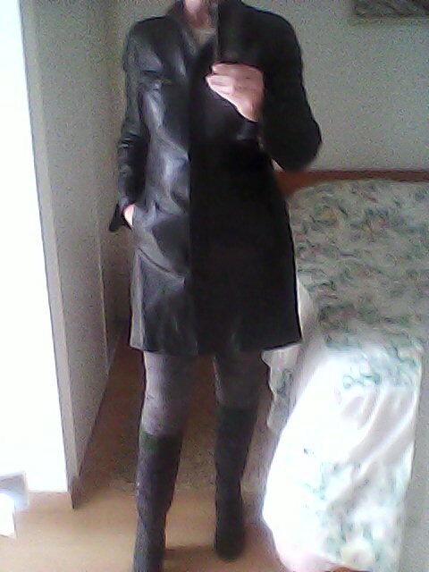 Belle veste longue cuir,  70 Strasbourg (67)
