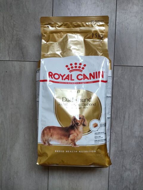 Sacs de croquettes ROYAL CANIN pour Teckels adultes. 16 76410 Saint-aubin-lès-elbeuf
