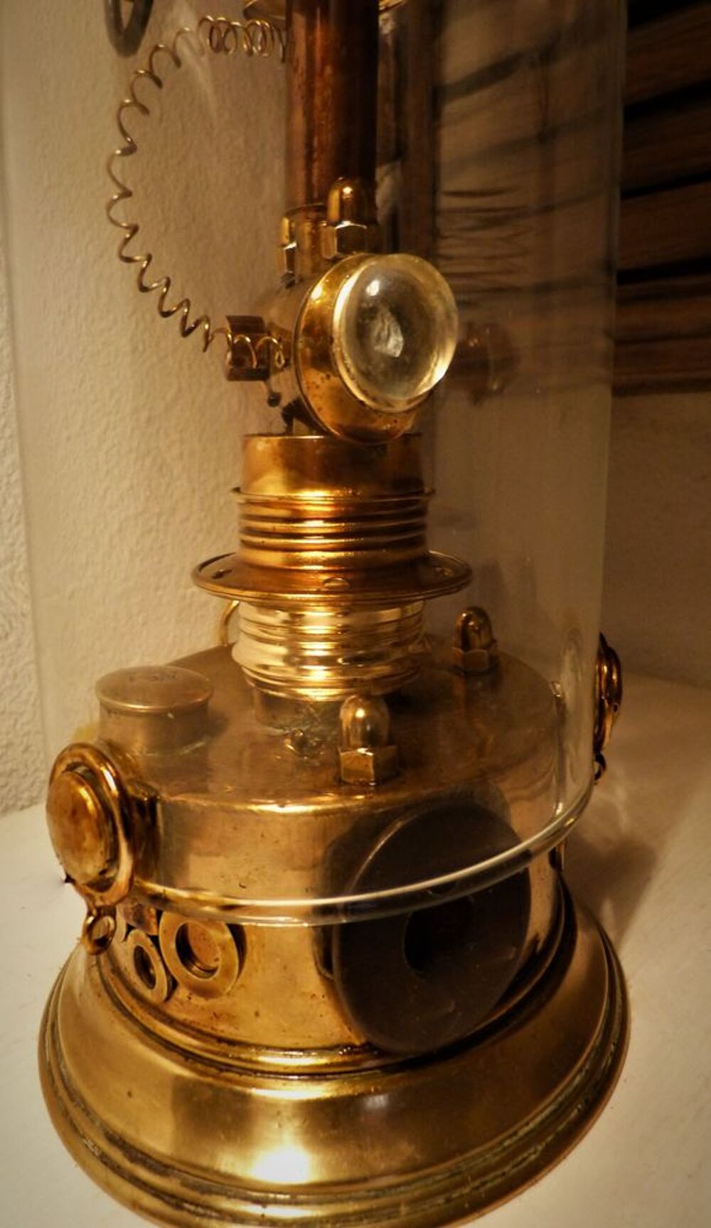 Globe de Curiosit&eacute; &quot;FANTASY MACHINE XIX&quot; Cr&eacute;a. Steampunk Dcoration