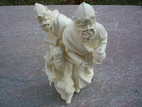 Rois mages en r�sine/cr�che Noel
Melchior,Gaspard,Balthazar 65 Castres (81)