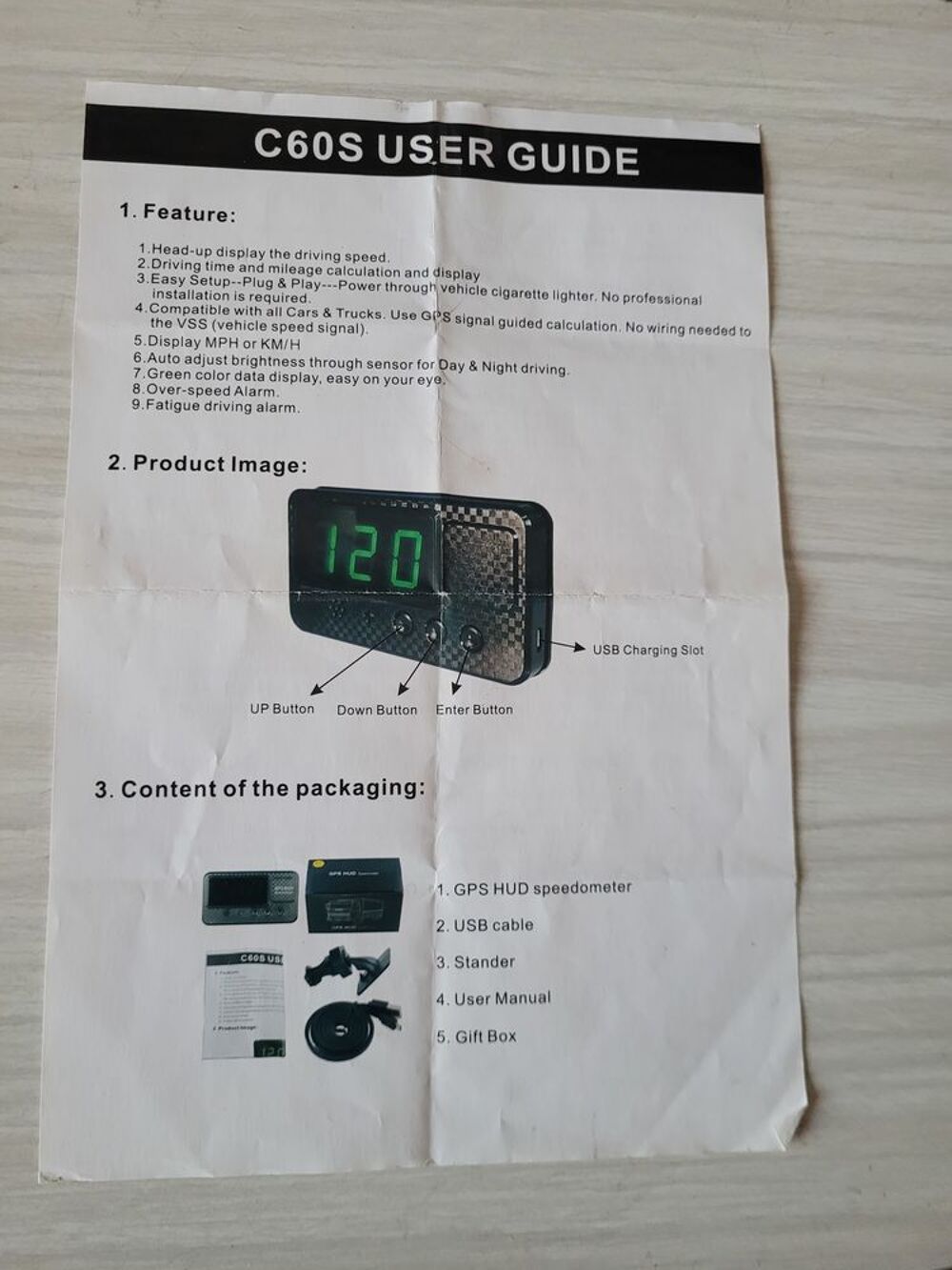 Compteur de vitesse GPS Audio et hifi