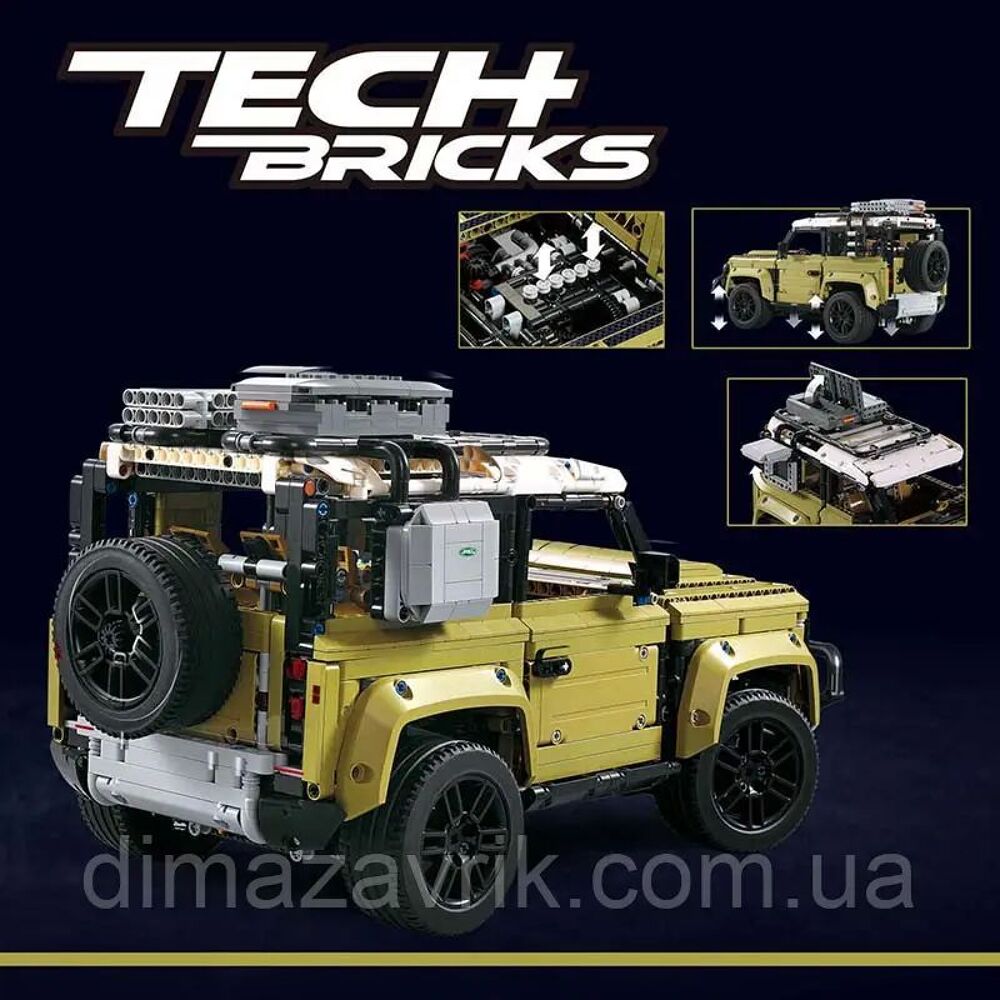  Tech Bricks Land Rover Defender 3389 Jeux / jouets