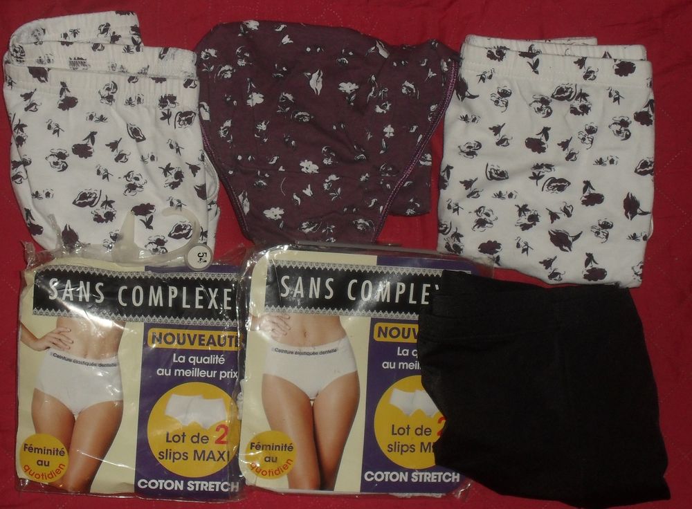 .Lot de 7 culottes grandes tailles NEUVES Vtements