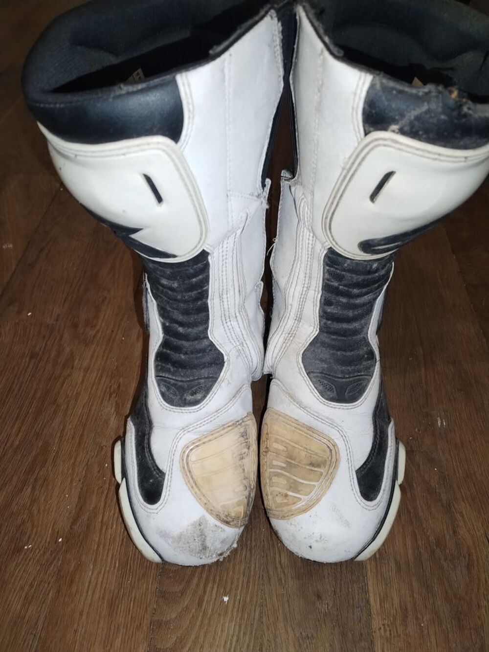 Bottes moto ALPINSTAR blanches (Taille 42) Chaussures