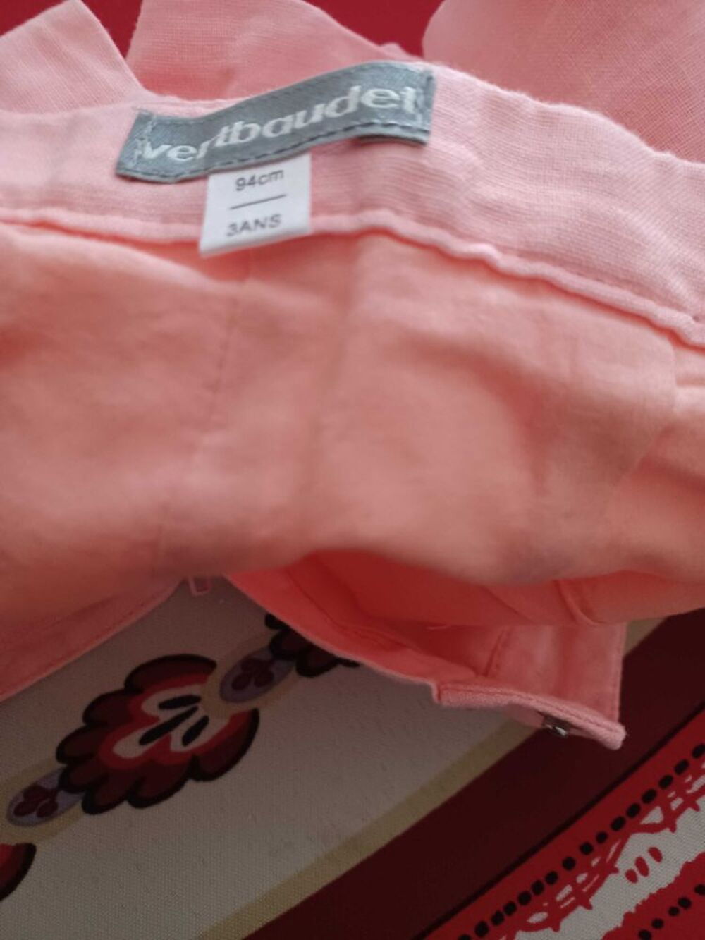 short couleur saumon Vêtements enfants