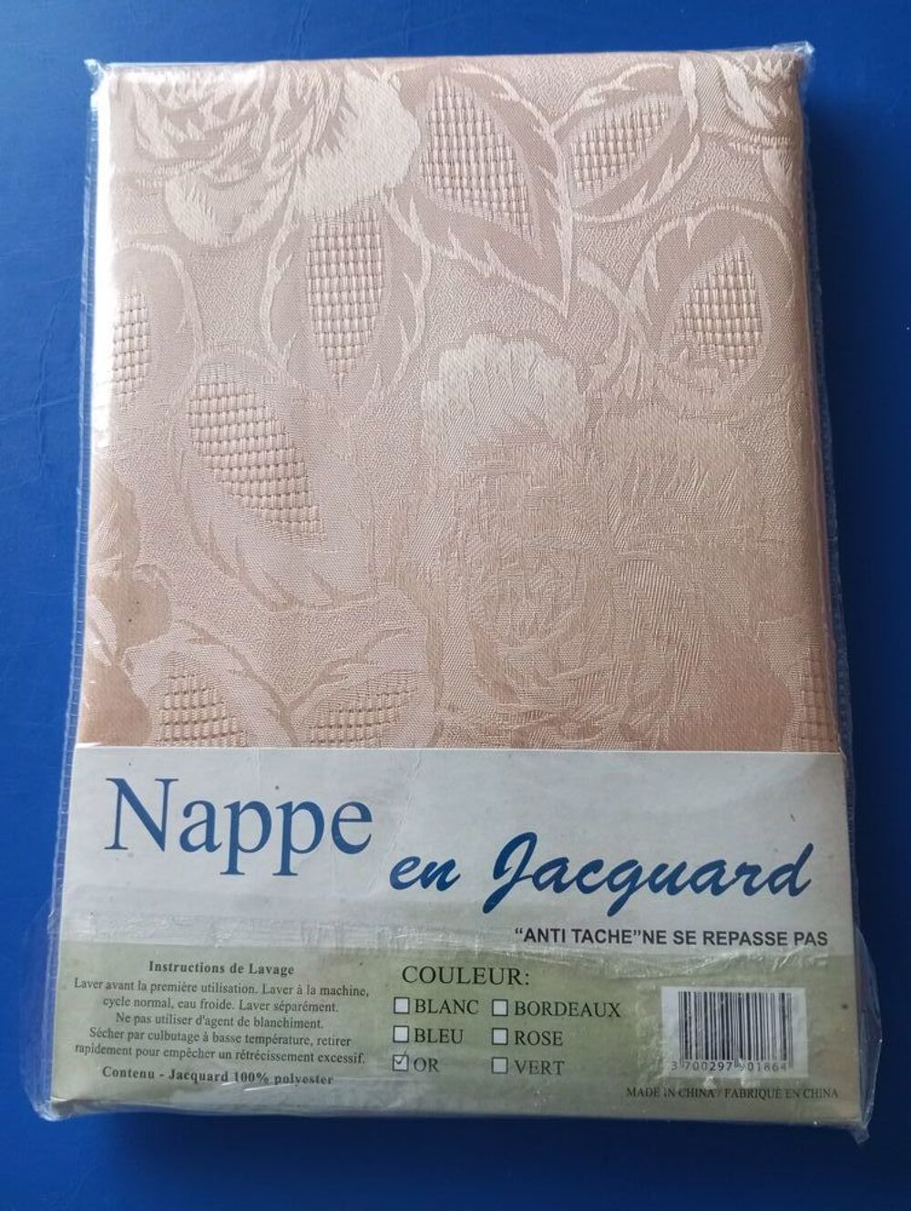 nappe ronde en jacquard anti tache Décoration