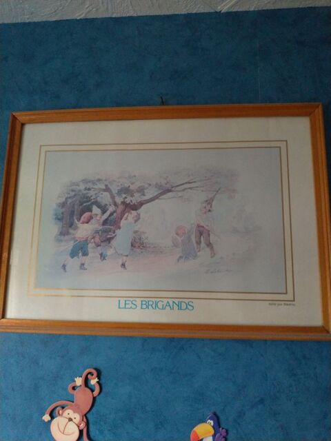 Cadre et Affiche Poulbot  Les Brigands 35 Saint-Brs (30)