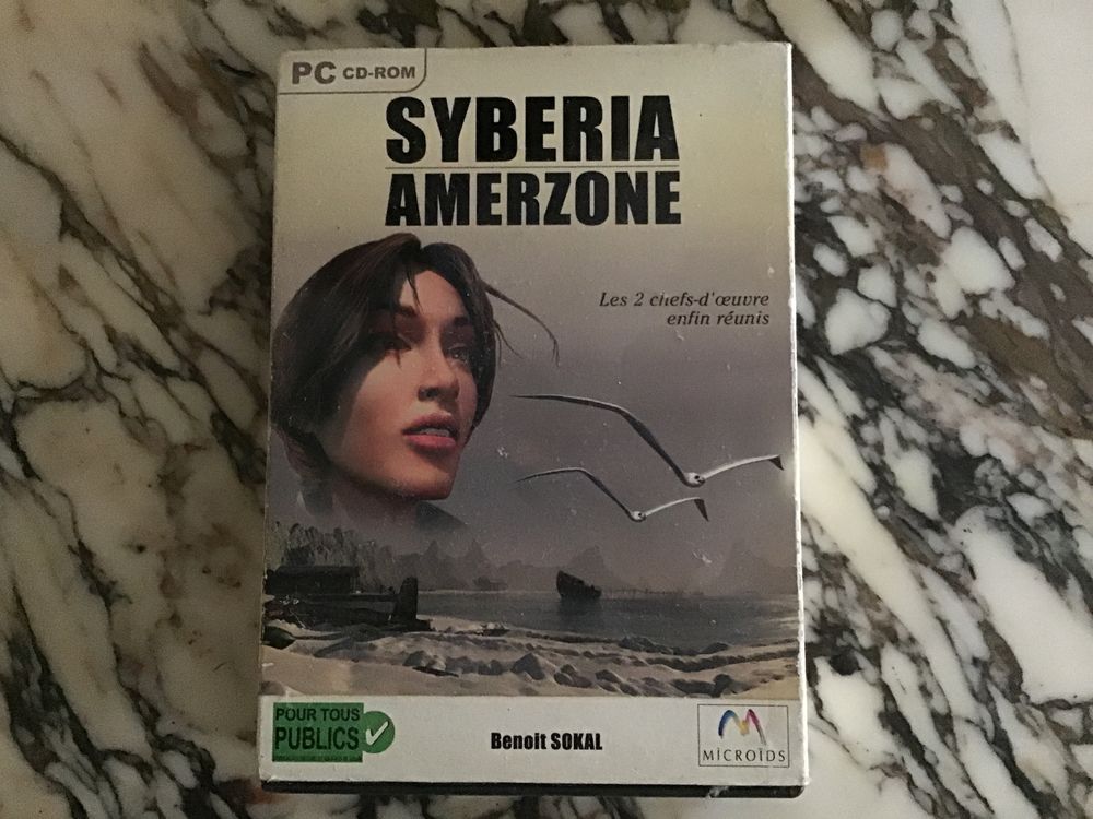 Coffret de jeux vid&eacute;o : Syberia et Amerzone Consoles et jeux vidos