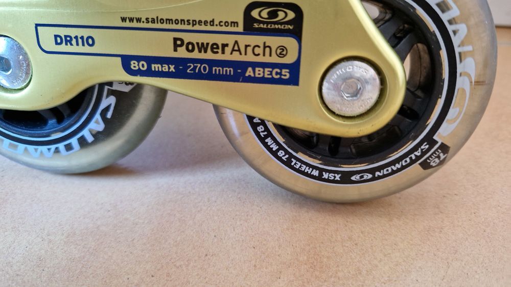 Rollers SALOMON Power Arch DR 110 P. 42 (&eacute;tat neuf) Sports