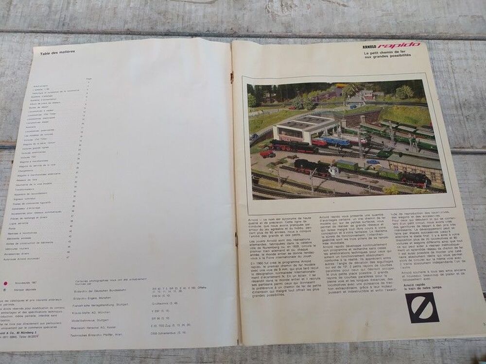Catalogue Trains Arnold Rapido 1967-1968 / Jouet locomotive 