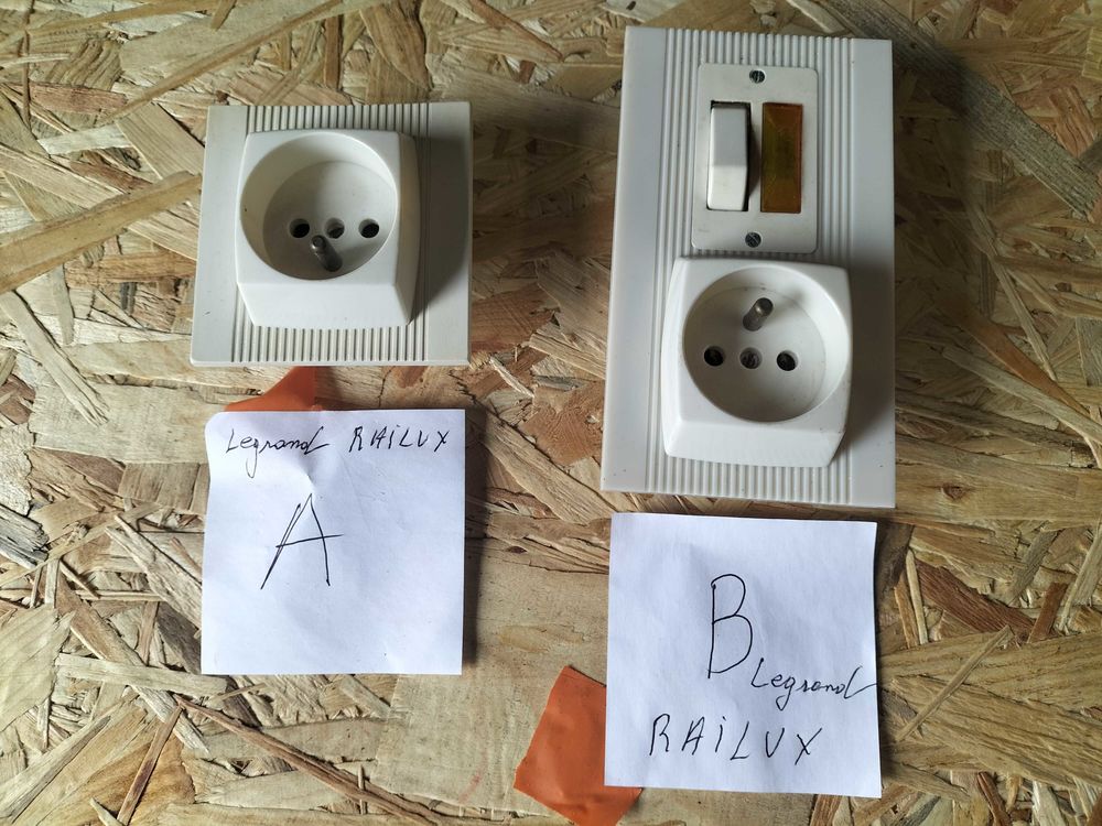 prise et bouton railux Bricolage