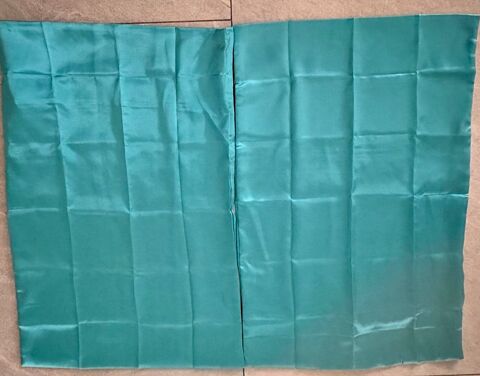2 taies d'oreiller neuve en satin 50x75 couleur vert d'eau 25 Wittenheim (68)