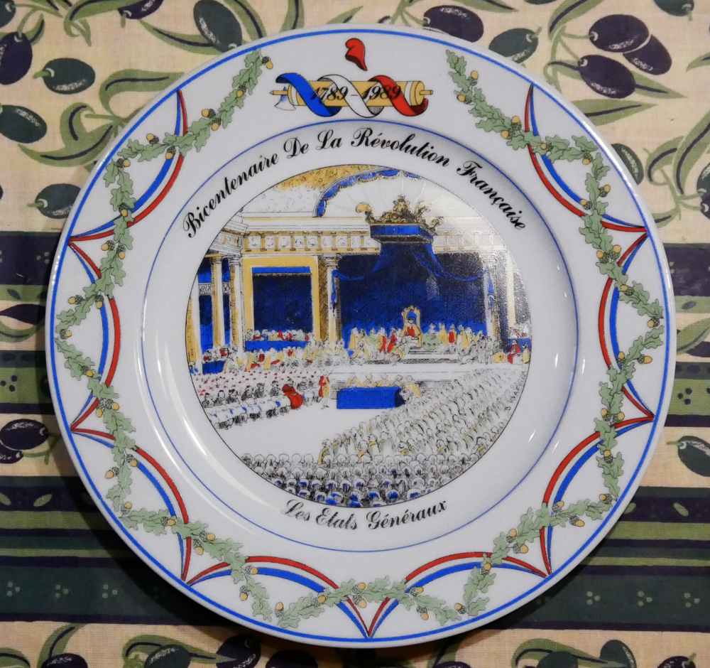 Assiettes Collection Bicentenaire de la R&eacute;volution Fran&ccedil;aise Cuisine