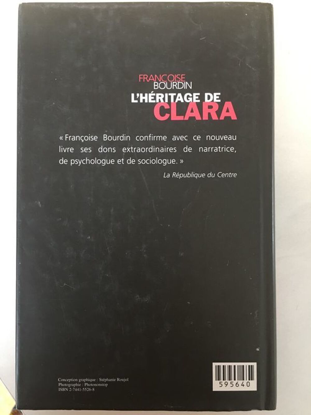 L'h&eacute;ritage de Clara - Fran&ccedil;oise Bourdin Livres et BD